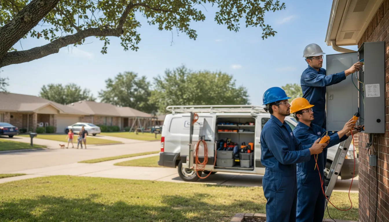 Certified electrician providing emergency electrical services in Yarmouth, IA